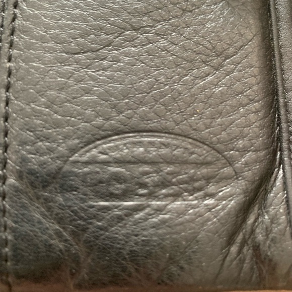 Fossil Preston Flap Snap Bi-fold Long
Wallet Clutch Zebra/Black Leather Zip - Picture 2 of 6